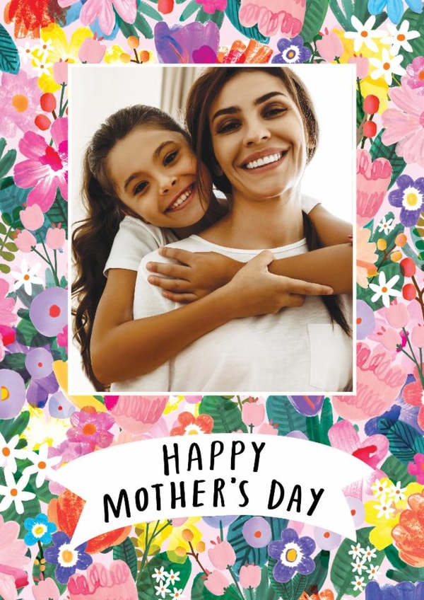 Pretty Mother's Day Card - Floral Frame created by Katt Jones