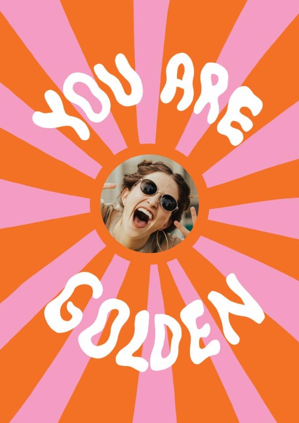 Fun Thank You/Congratulations Card - You Are Golden - Sunshine created by Ickaprint