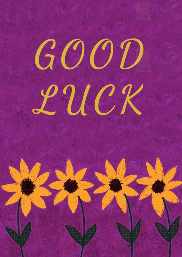A Cheerful Good Luck Card! created by JodieArt