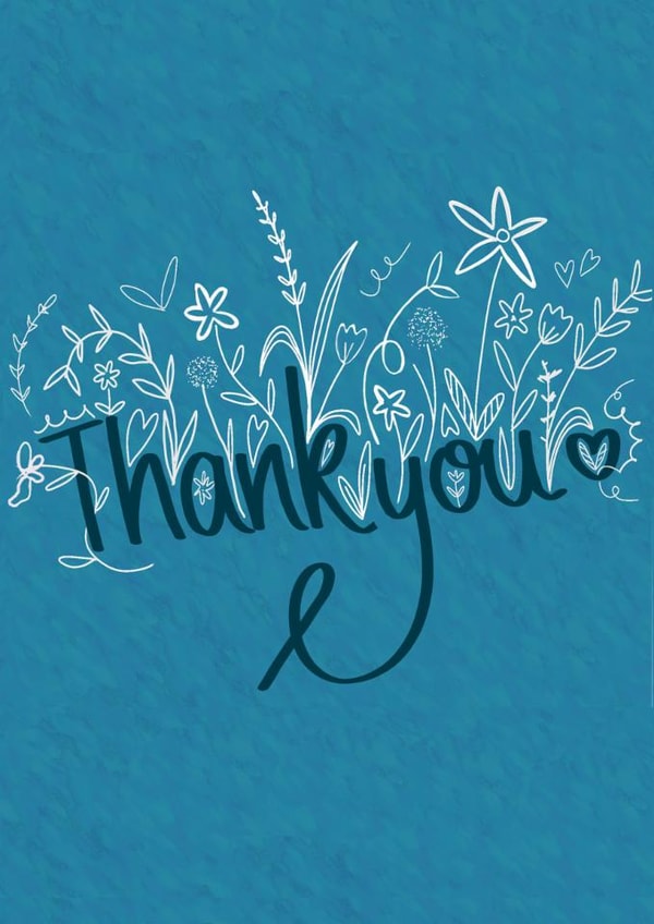 Sweet and Simple Thank you Card created by JodieArt