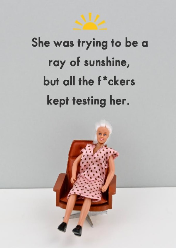 Funny Love And Friendship Card - A Ray Of Sunshine created by Bold & Bright Cards