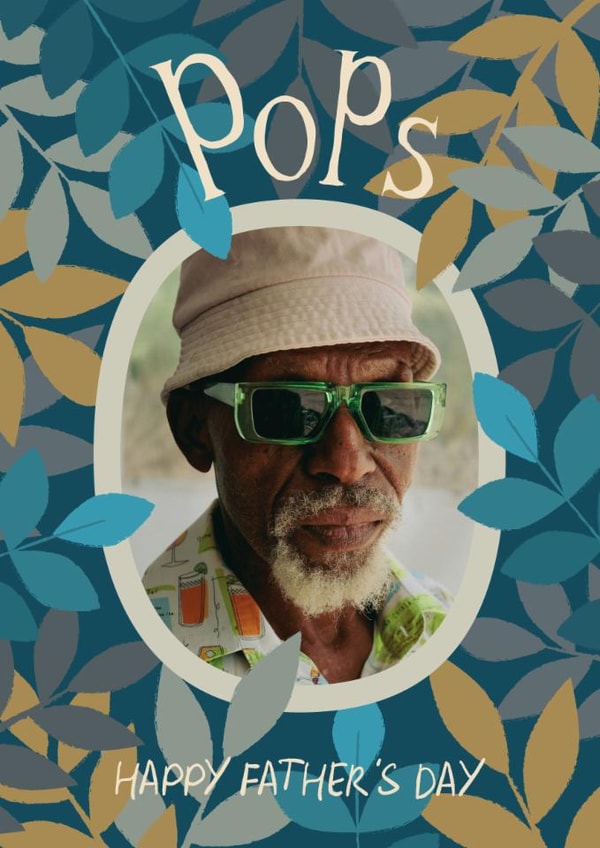 Classic Father's Day Card - For Pops - Foliage created by The Pattern Press