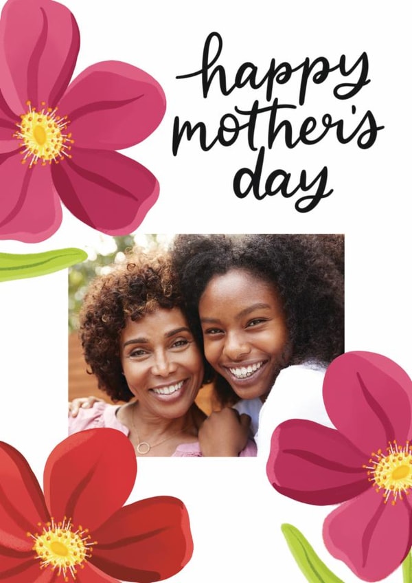 Pretty Mother's Day Card - Floral Frame created by Grey Street Paper