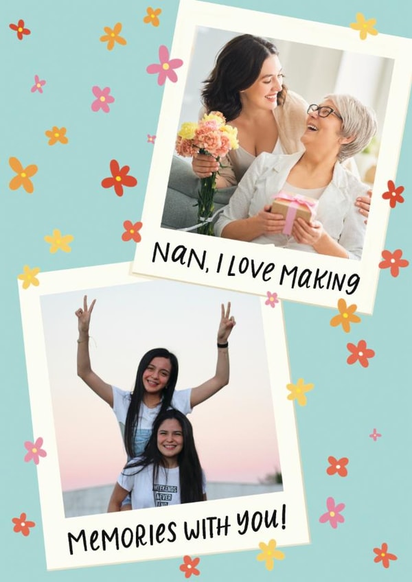 Pretty Mother's Day Card - For Nan - Making Memories created by Grey Street Paper