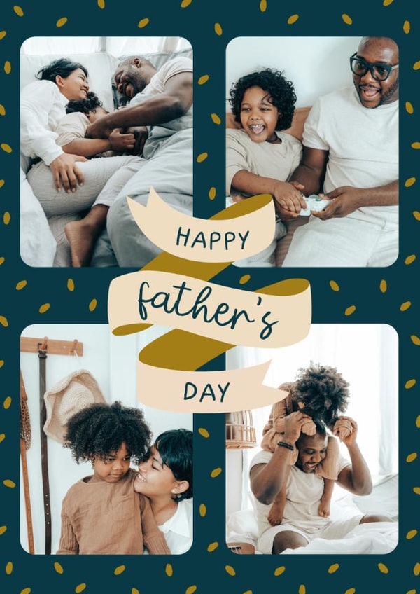 Classic Father's Day Card - Family Photo Card created by The Pattern Press