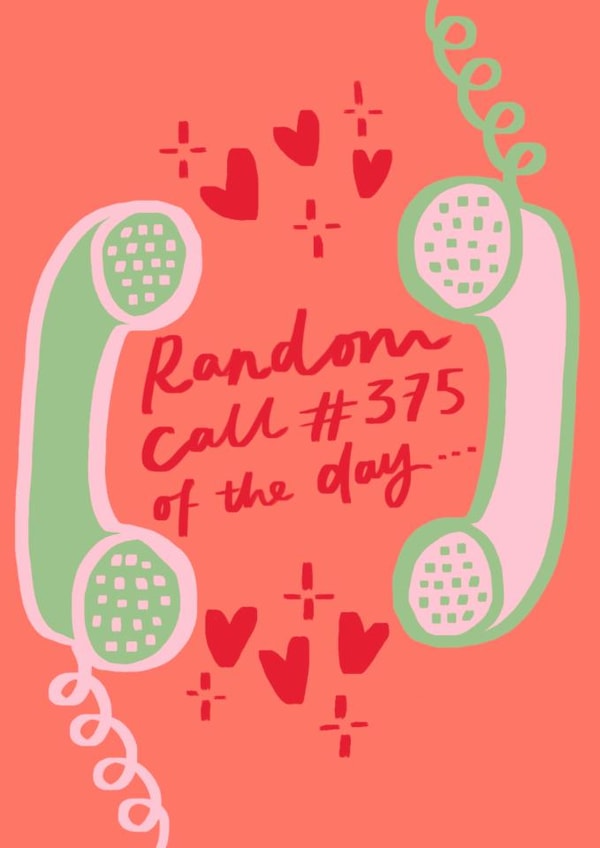 Cute card for your mum who always picks up the phone created by Bee Davies