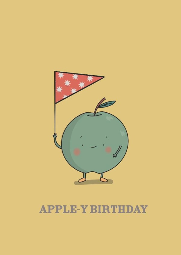 Apple-y Birthday created by Richard Darani