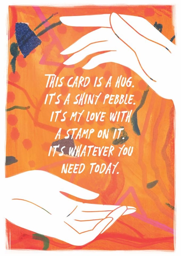 Heartfelt Mother's Day/Thinking Of You Card - This Card Is A Hug - Whatever You Need created by Apart of Me