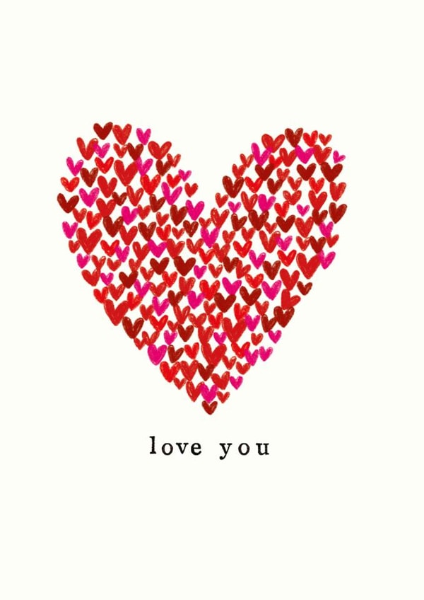 Classic Anniversary Card - Love You - Hearts created by Chloe Turner