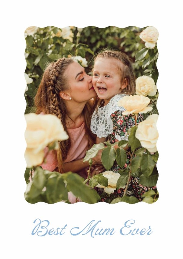 Classic Mother's Day Card - Wavy Frame created by Olivia Raufman Design