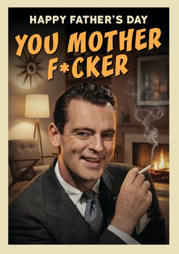 Rude Father's Day Card for Dad created by Pride Cards UK