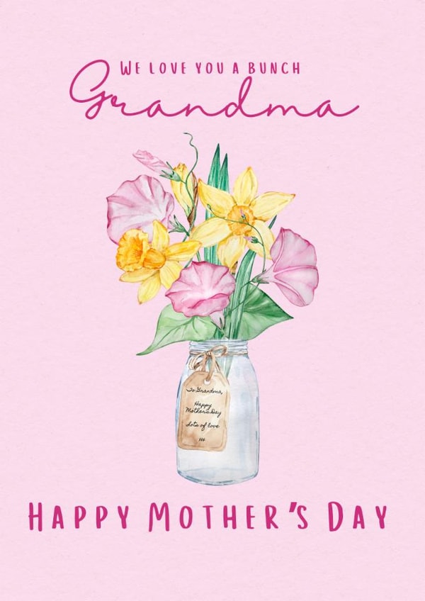 Mother's Day: We Love You a Bunch, Grandma created by Alisha Maltby