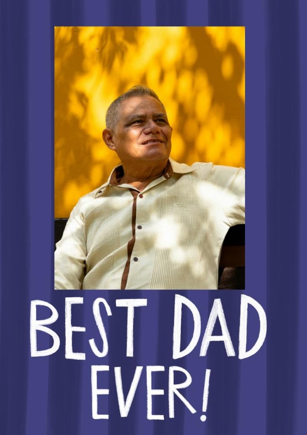 Classic Father's Day Card - Best Dad Ever created by @AimeeStevens.Design