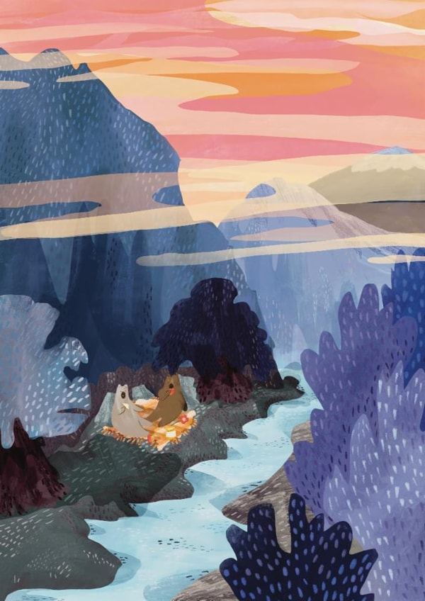 Bears valentine picnic created by Madeleine Groves