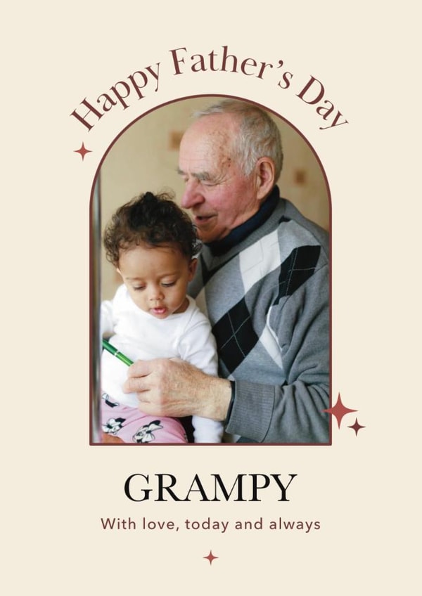 Classic Father’s Day Card — Grampy — With Love created by Choo Choo 