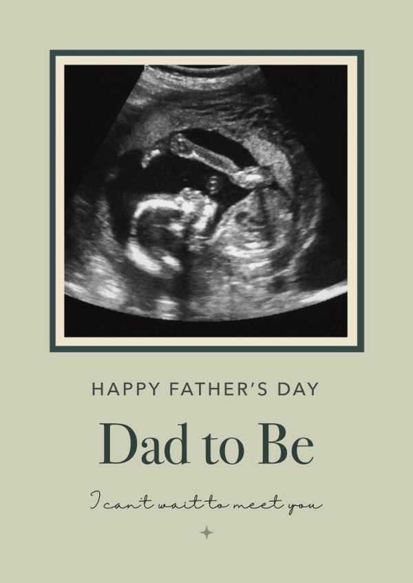 Classic Father’s Day Card — Dad To Be — From the Bump created by Choo Choo 