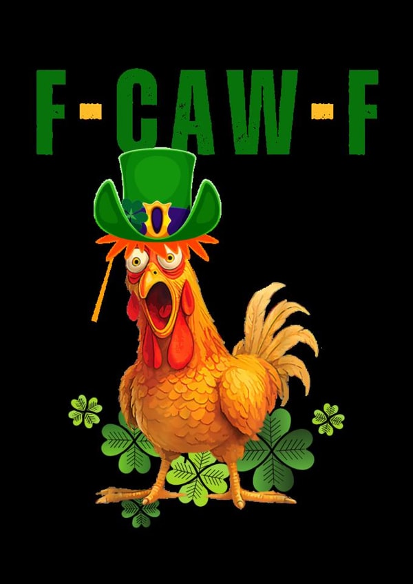 F-Caw-F Funny Chicken Humor created by Abdeaziz aoura
