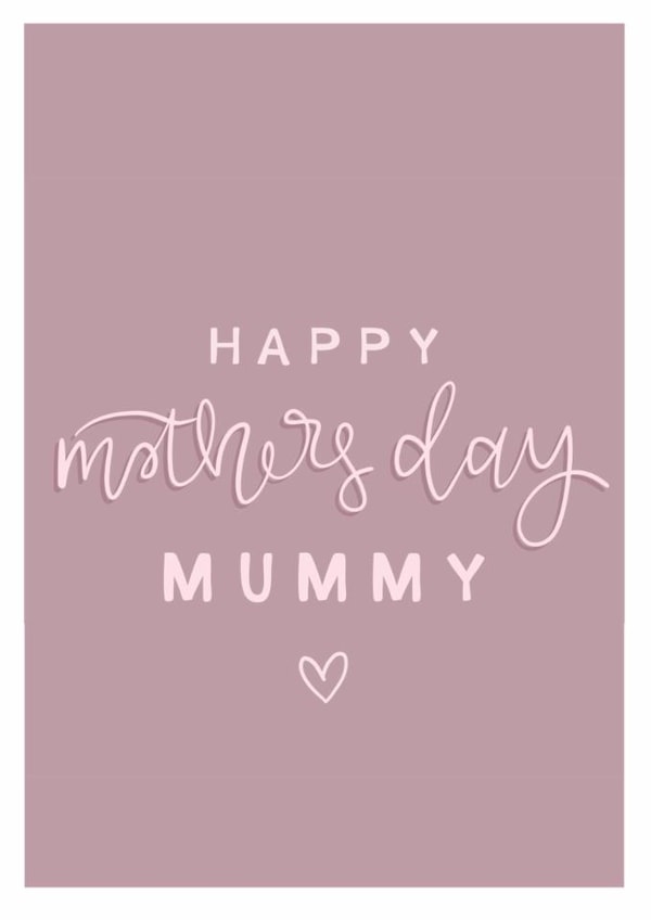 Pretty Mothers Day card for Mummy created by Ginger Rose Designs