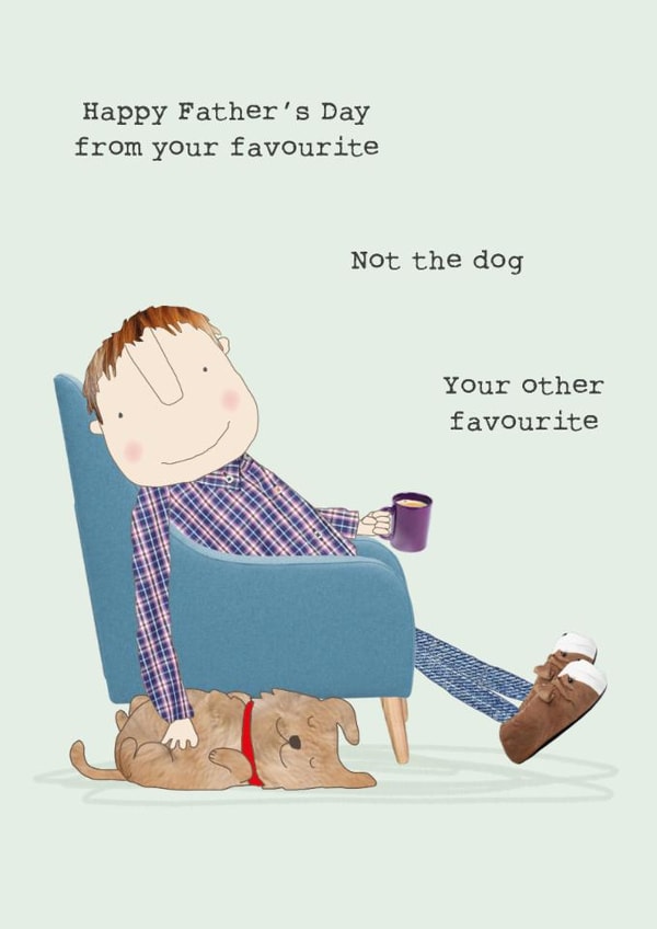 Funny Father's Day Card - The Other Favourite created by Rosie Made A Thing