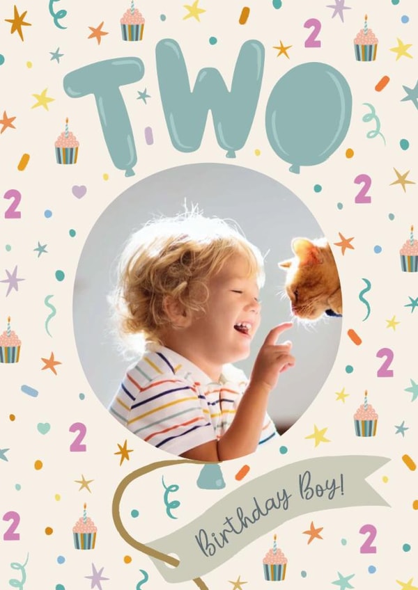 Classic Birthday Card - 2nd - Birthday Boy created by The Pattern Press