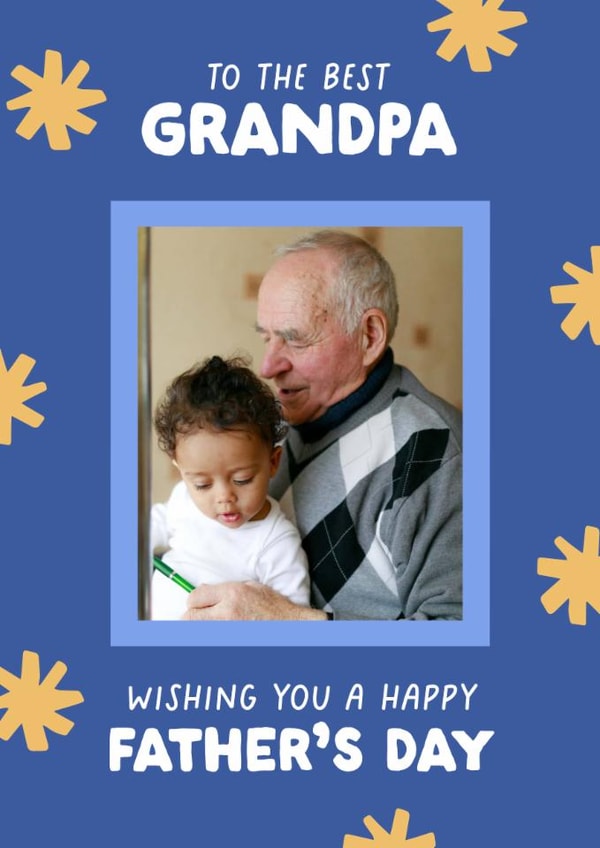 Classic Father's Day Card - Best Grandpa created by ItsJessica