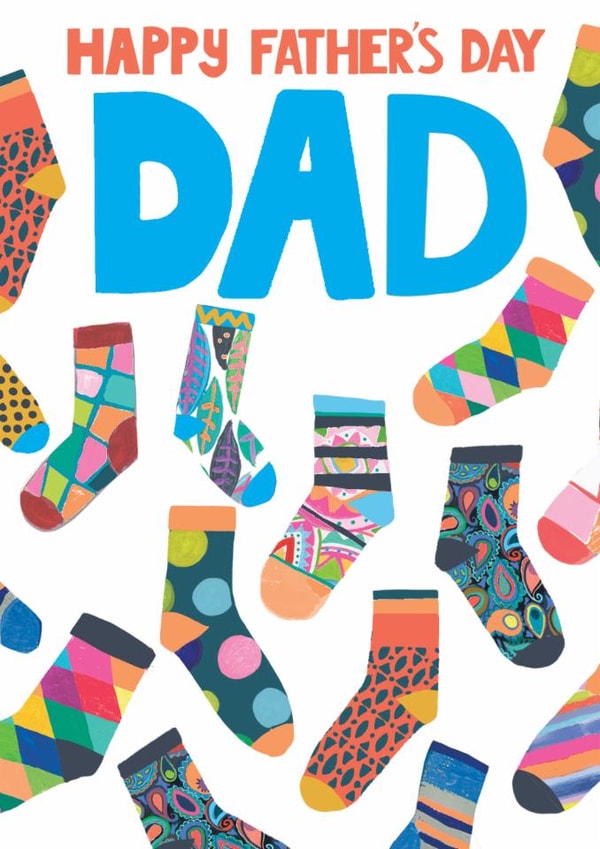 Classic Father's Day Card - Funky Socks created by Paper Salad