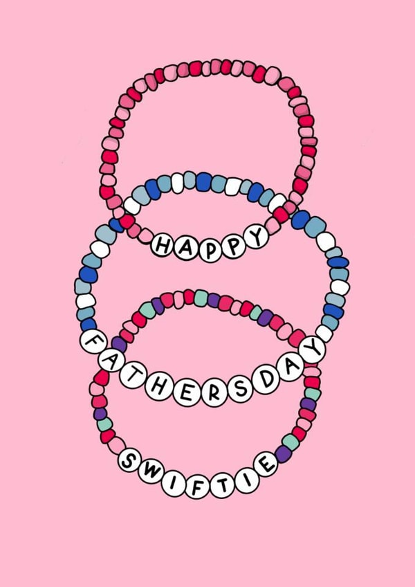 Cute Father's Day Card - Swifite inspired Father's Day - Taylor loving Dad + Mum created by Becca Davis 