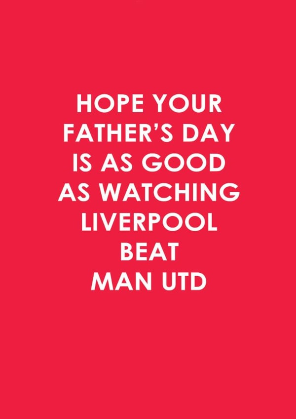 Father' Day - football - Liverpool - Dad created by The Boy and the Bear
