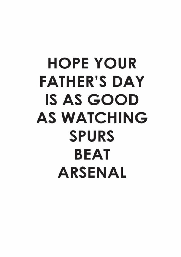 Father's Day - Spurs - Football - Dad created by The Boy and the Bear