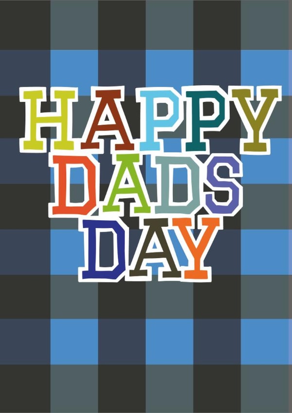 Classic Father's Day Card - Varsity Typography created by Chloe Turner
