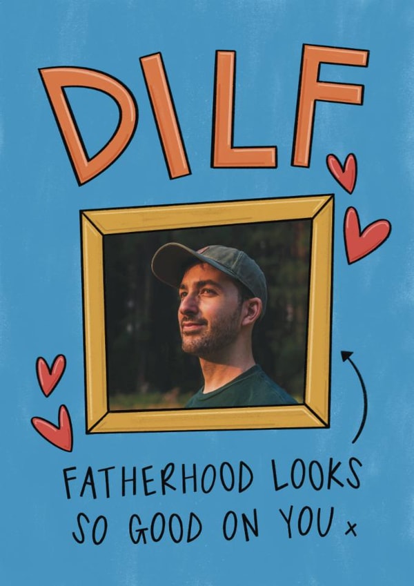 Cheeky Father’s Day Card - For Husband - DILF created by Muses & May 