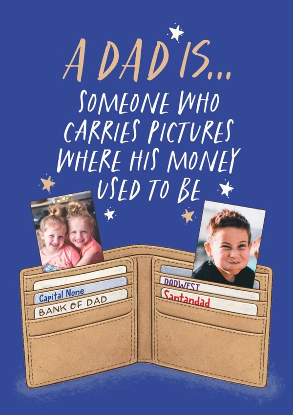 Funny Father's Day Card - Empty Wallet created by Atwood & Atwood