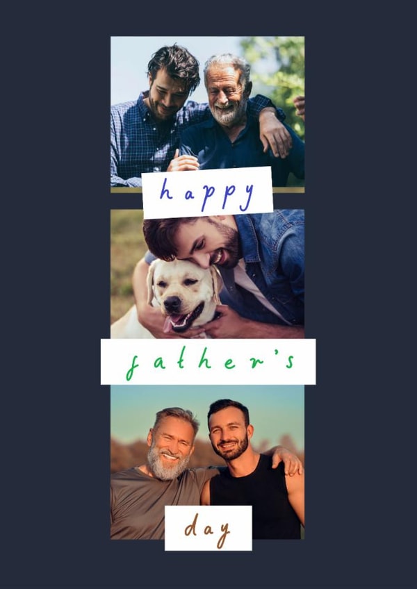 Classic Father's Day Card - Simple Multi Frame created by Chloe Turner