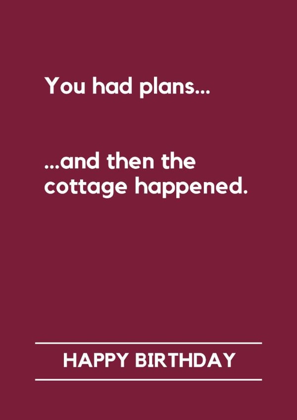 Funny Birthday Card – Heated Rivalry Cottage Fandom Humour created by Making Lemonade