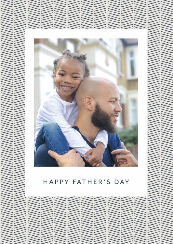 Classic Father's Day Card - Chevron Stripe created by Gooseberry Moon