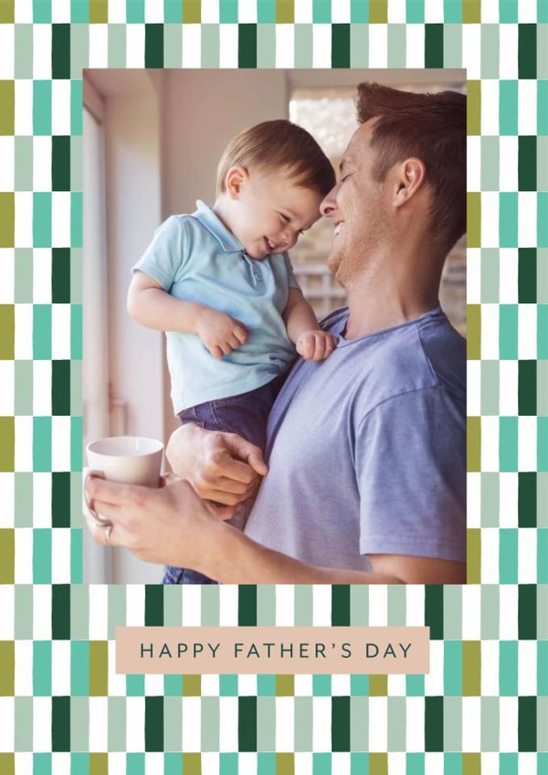 Classic Father's Day Card - Geometric Stripes created by Gooseberry Moon