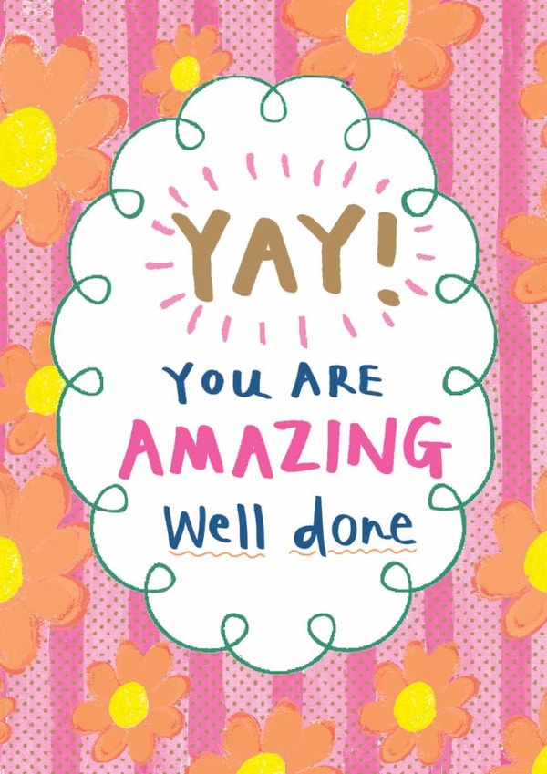 Pretty Congratulations Card - You Are Amazing | thortful