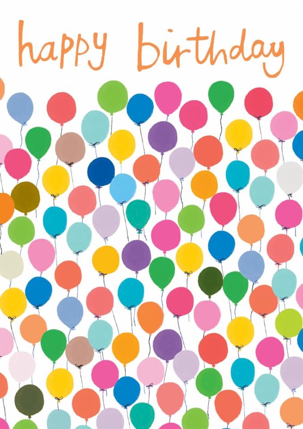 Happy Birthday Balloons created by Paper Salad