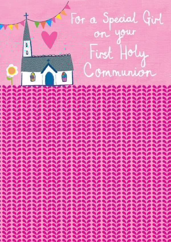 Classic Christening Card - Holy Communion - Special Girl created by Paper Salad