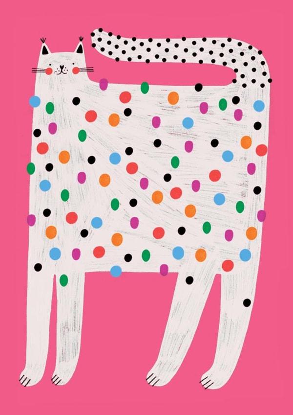 cute Spotted Cat created by Daria Solak