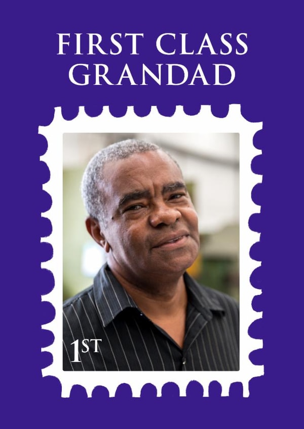 First Class Grandad, Grandfather, Birthday, Thank you, Father's Day Card created by By Big Will Limited