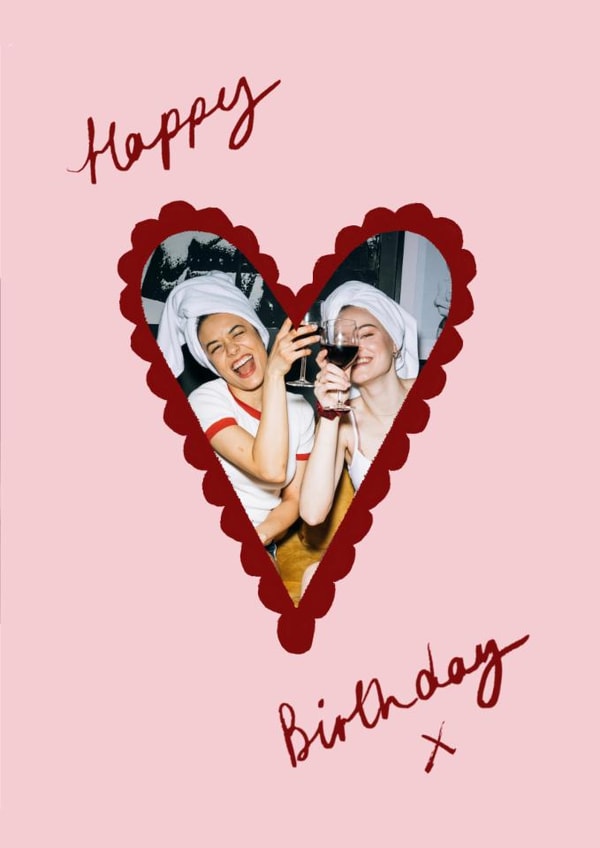 Classic Birthday Card - Heart Frame created by Holly Walsh