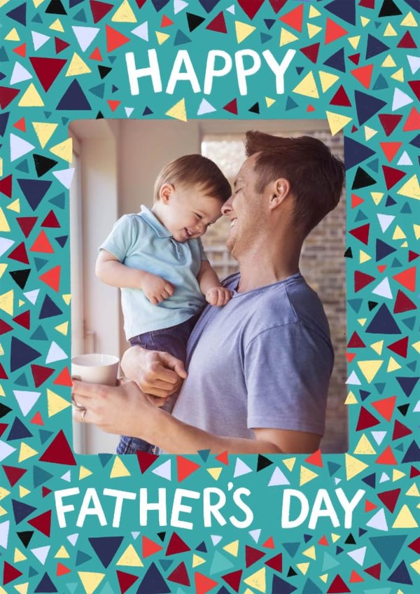 Classic Father's Day Card - Geometric Pattern created by Pear Tree Press