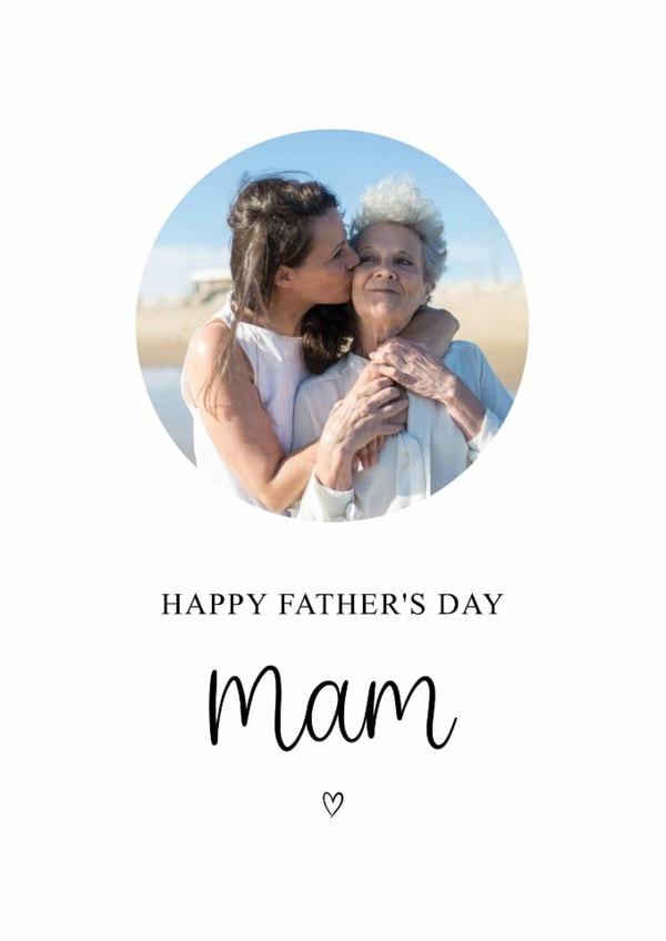 Happy Father's Day Mam - Card For Mother created by Kalm Lettering