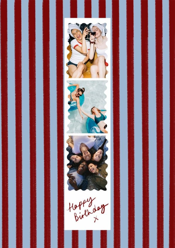 Classic Birthday Card - Photo Booth Strip created by Holly Walsh
