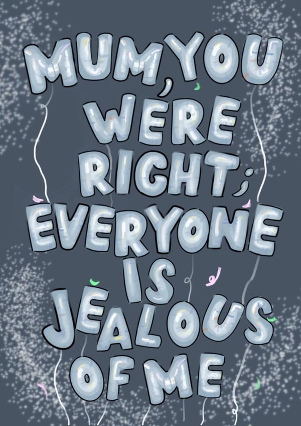 Cheeky Balloon Card - For Mum's created by spookygingerr