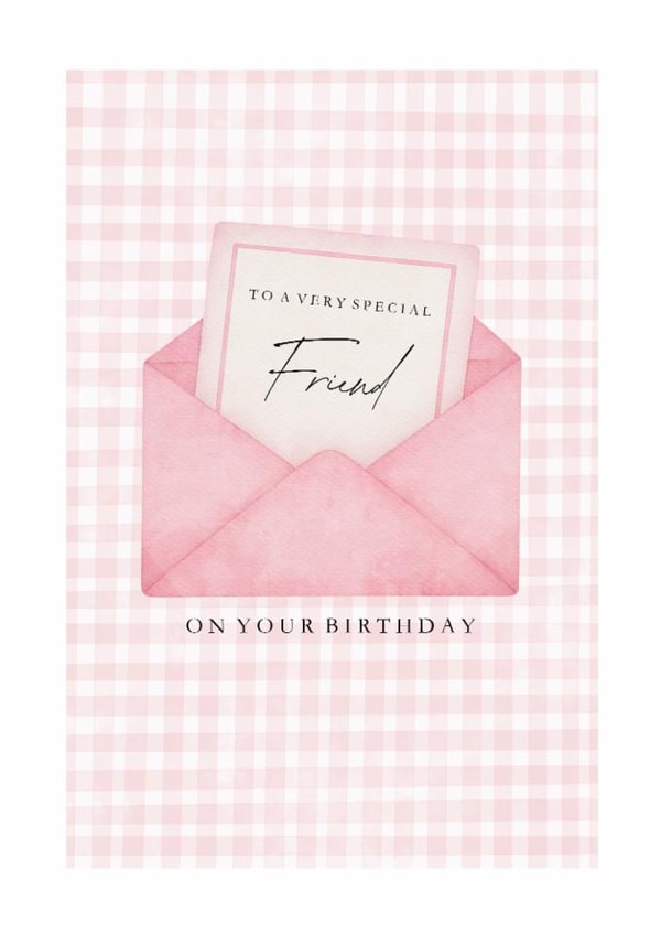 A Cute Birthday Card for a Special Friend created by With Love From