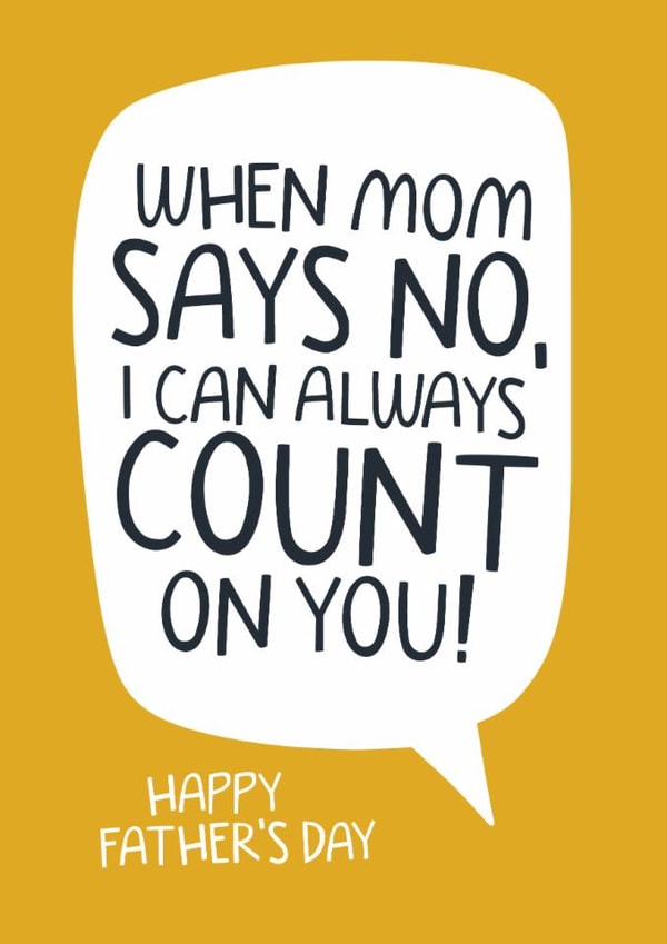 Funny Father's Day Card | Dad, The King of the Secret Yes created by Laurent Collective