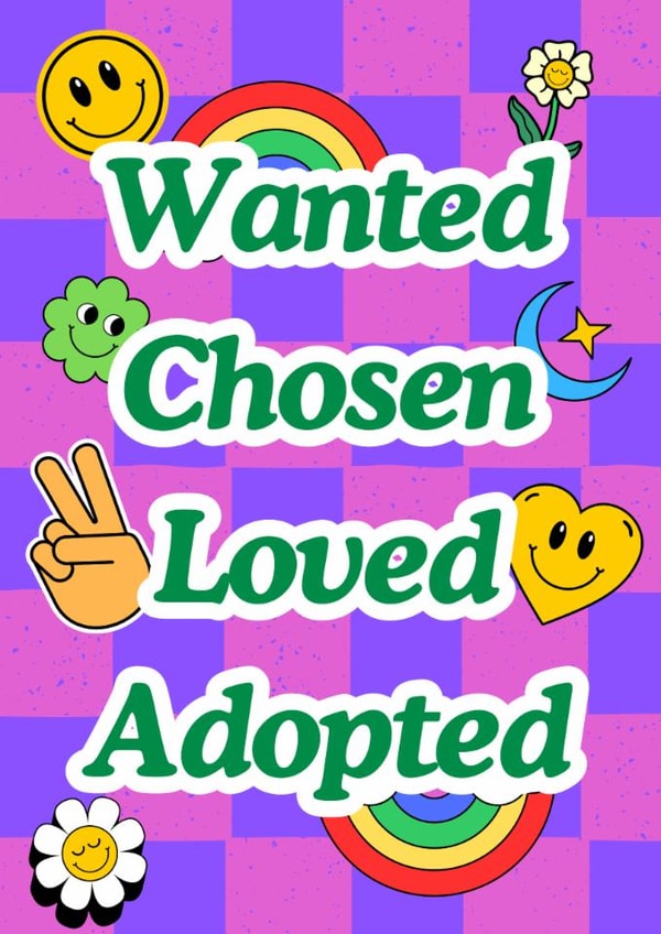 Congratulations Adoption Card created by The Mummy and Me Diaries
