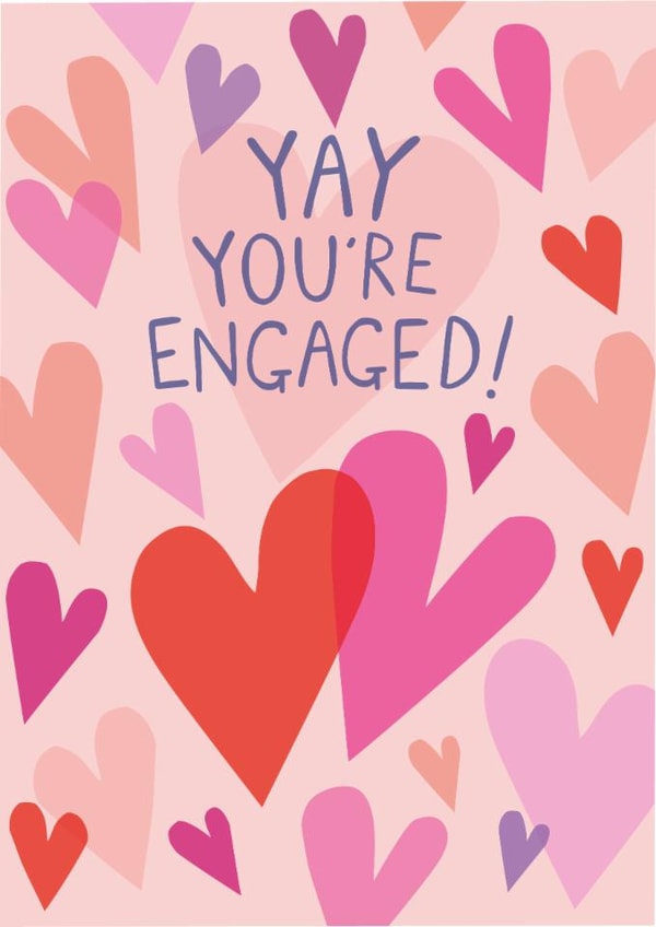 Classic Engagement Card - Yay! created by Pablo and Pickle Studio